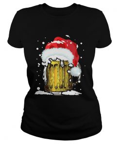 Beer Santa Ugly Christmas  Classic Ladies