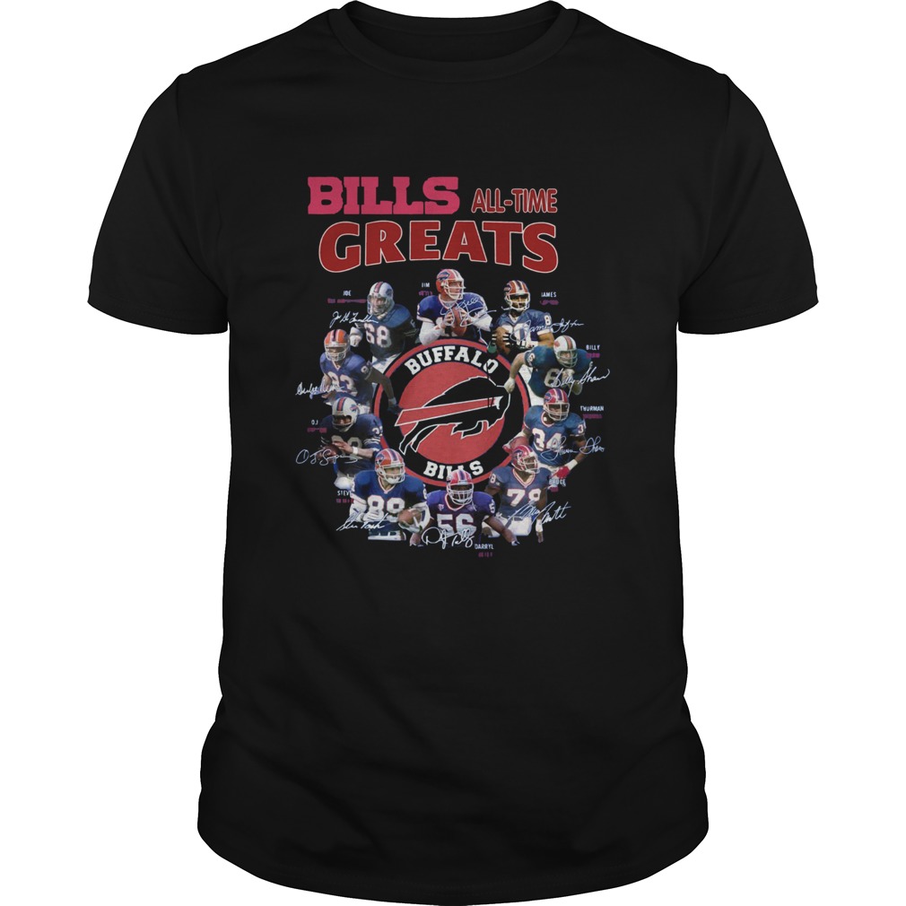 Bills alltime greats Buffalo Bills Players signature shirt