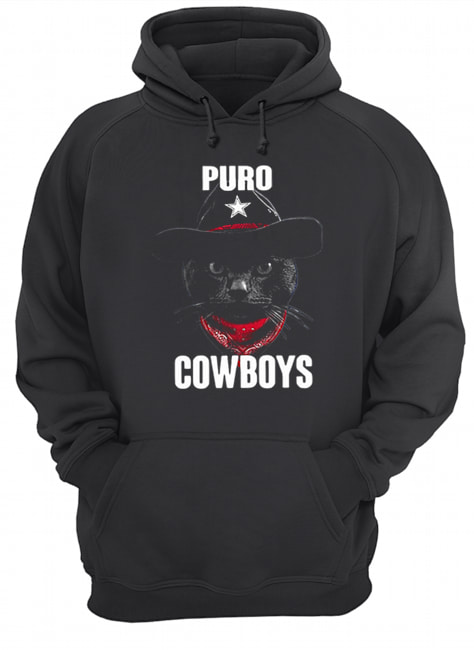 Black Cat Puro Cowboys Unisex Hoodie