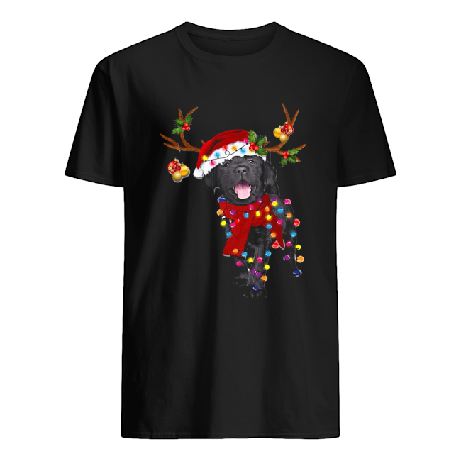 Black Labrador Retriever Gorgeous Reindeer Crewneck shirt