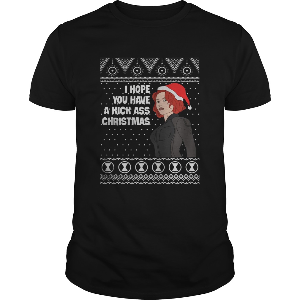 Black Widow I Hope You Have A Kick Ass Christmas shirt