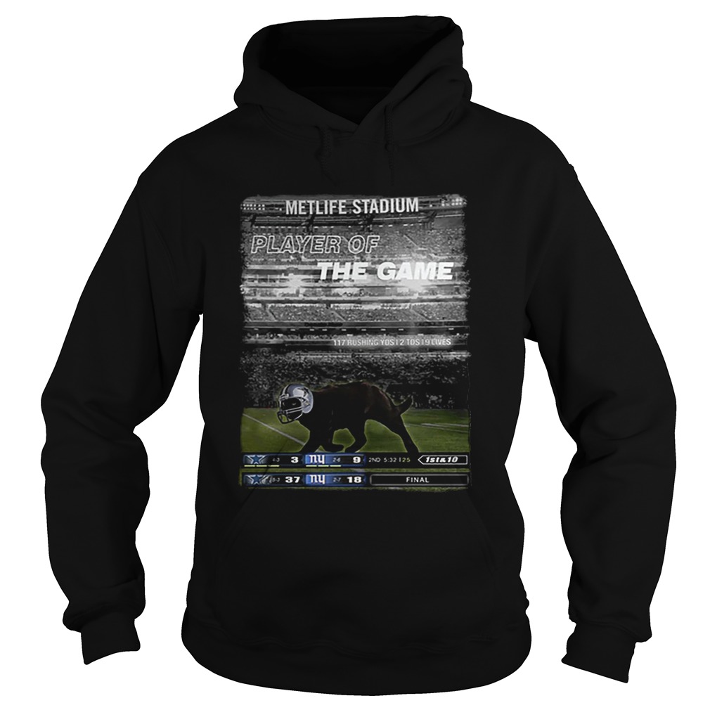 Black cat Metlife stadium player of the game Dallas Cowboys Hoodie