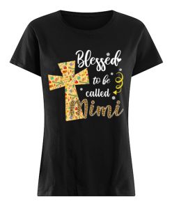 Blessed To Be Called Mimi Cross Christmas  Classic Women's T-shirt