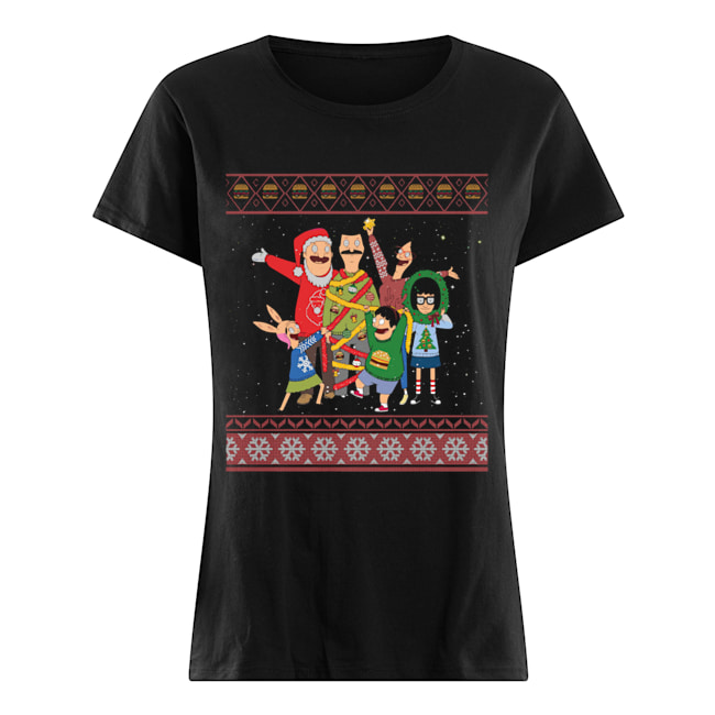 Bob's Burgers Family Ugly Christmas Classic Women's T-shirt