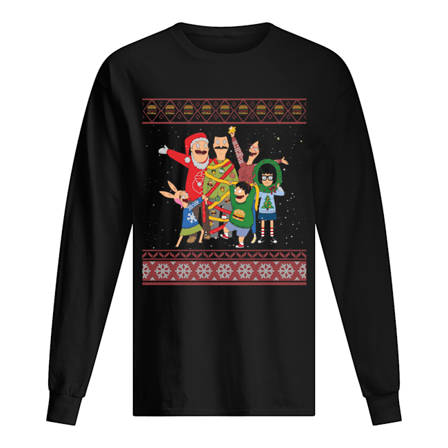 Bob's Burgers Family Ugly Christmas Long Sleeved T-shirt 