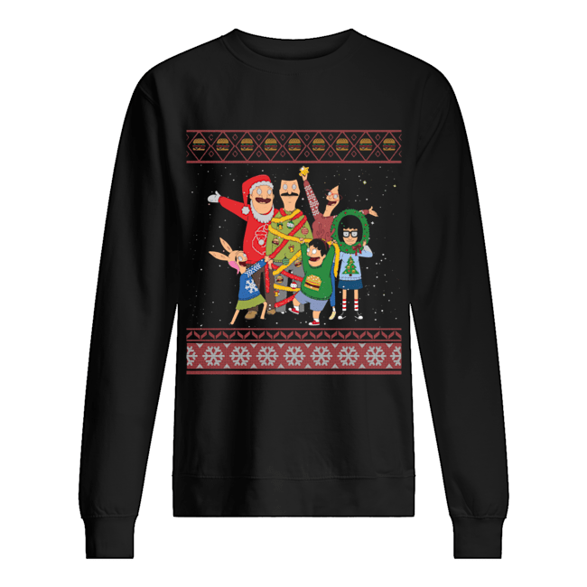 Bob's Burgers Family Ugly Christmas Unisex Sweatshirt