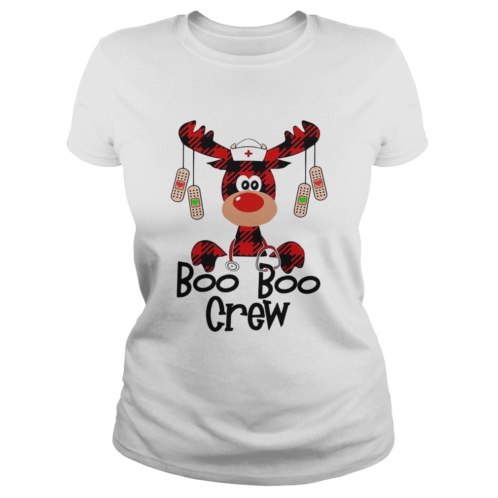 Boo Boo Crew reindeer Christmas Classic Ladies