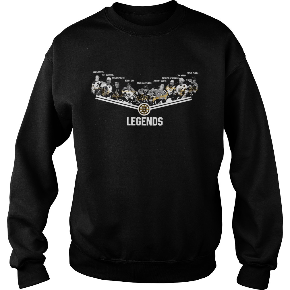 Boston Bruins Legends Players signature Sweatshirt