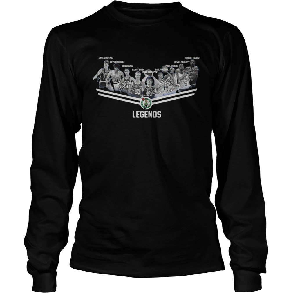 Boston Celtics Player Legends Signatures LongSleeve