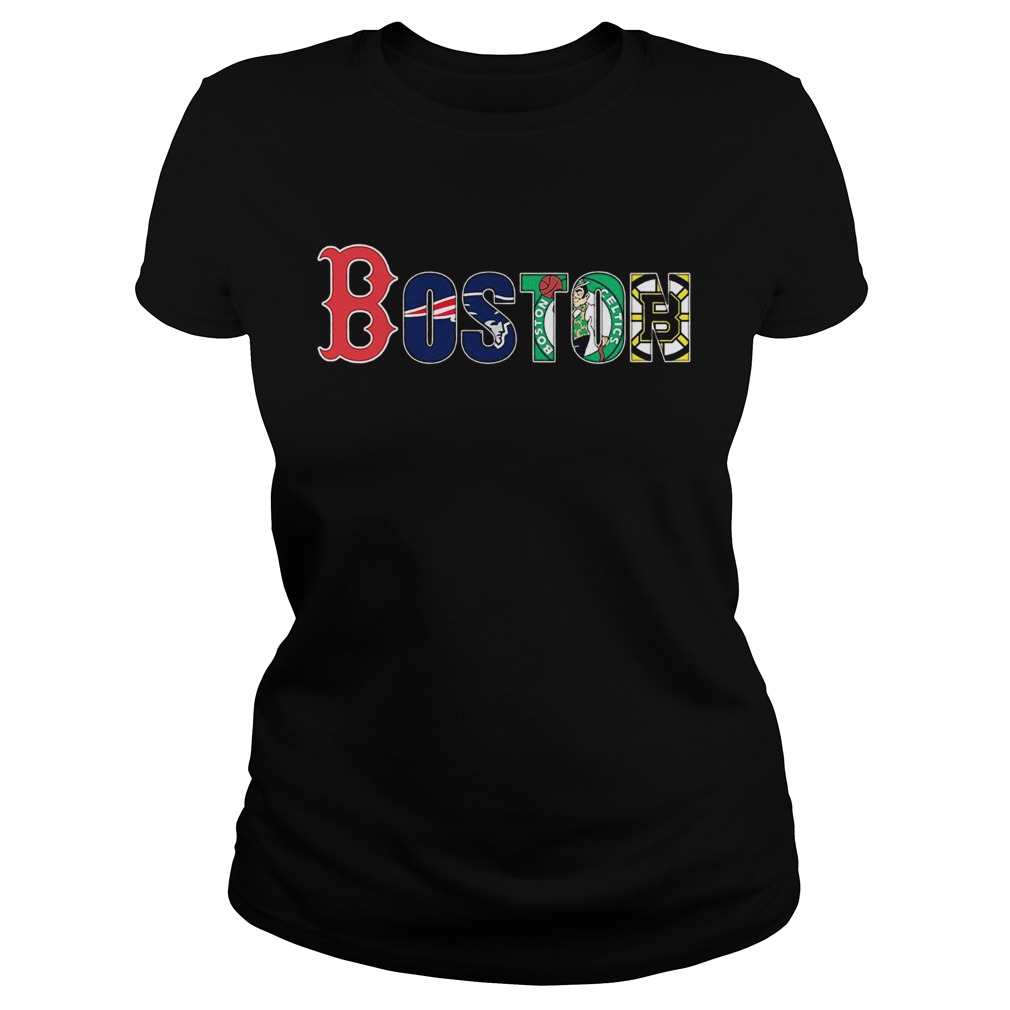 Boston Red Sox New England Patriots Celtics Bruins Classic Ladies