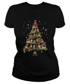 Boxer Christmas Tree Xmas  Classic Ladies