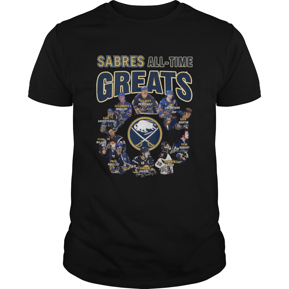 Buffalo Sabres Alltime Greats Players Signatures shirt