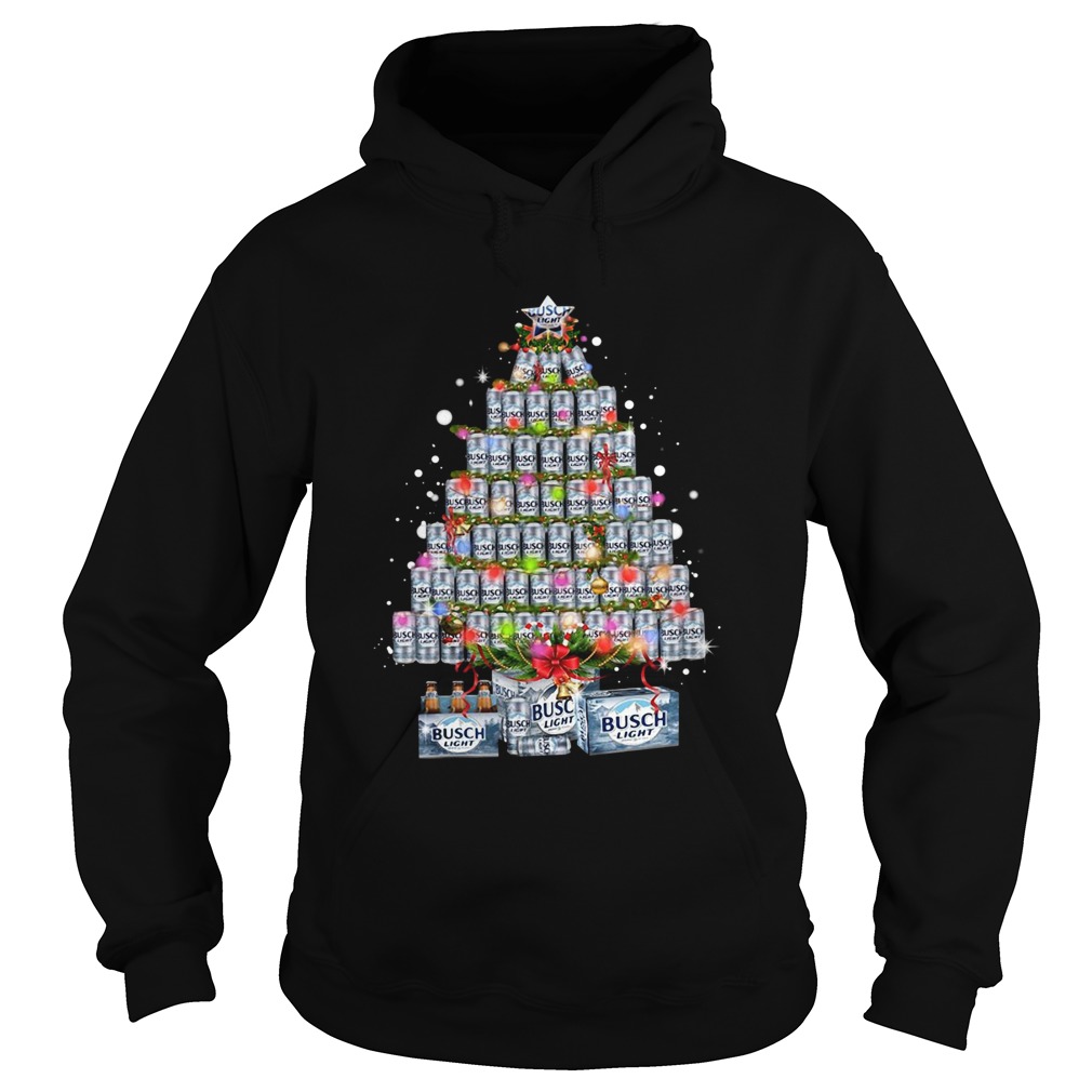 Busch Light Christmas Tree Hoodie