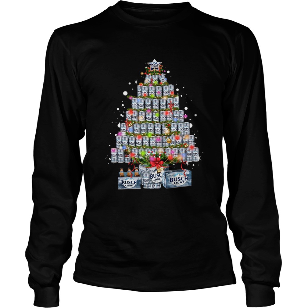 Busch Light Christmas Tree LongSleeve