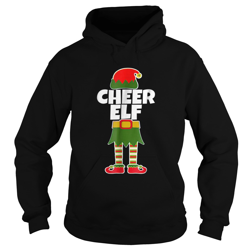 CHEER ELF Funny Cheerleader Christmas Holiday Hoodie