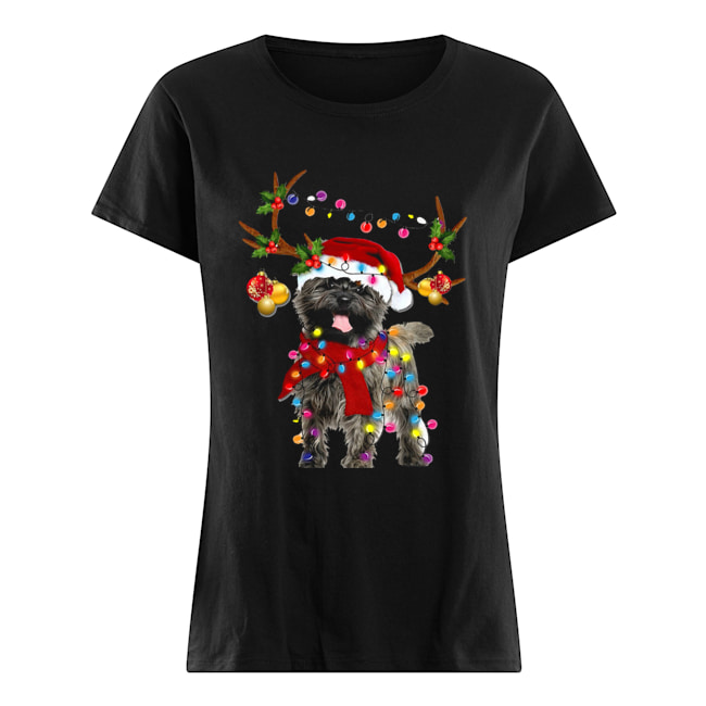 Cairn Terriers Gorgeous Reindeer Crewneck Classic Women's T-shirt