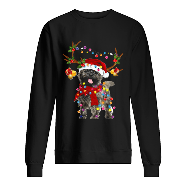 Cairn Terriers Gorgeous Reindeer Crewneck Unisex Sweatshirt