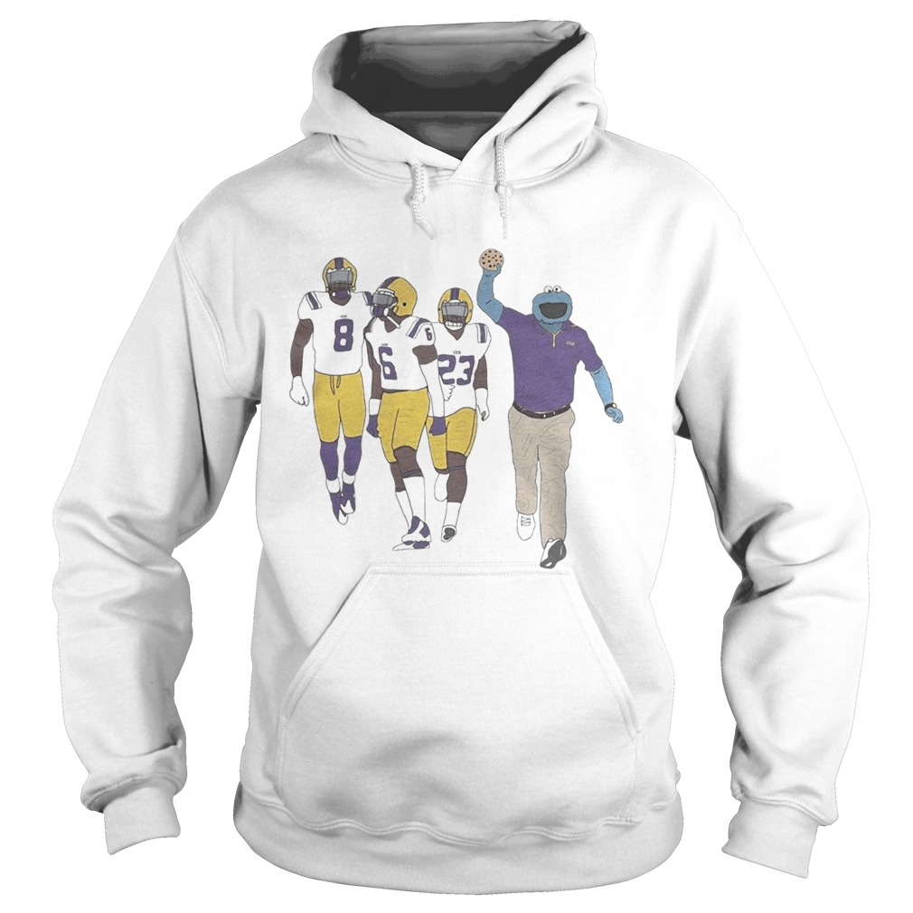 Cajun Cookie Monster LSU Tigers Peter Parrish Terrace Marshall Jr Corren Norman Hoodie