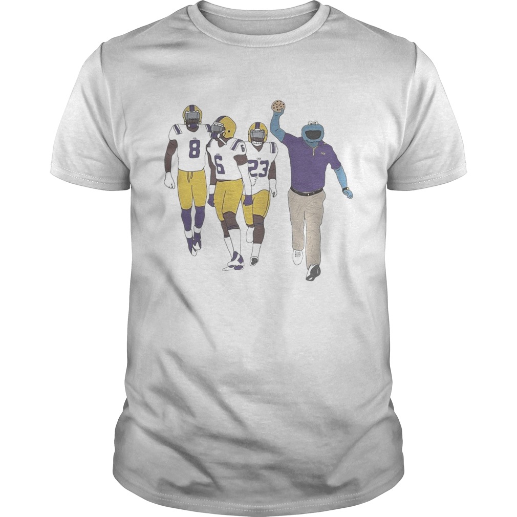 Cajun Cookie Monster LSU Tigers Peter Parrish Terrace Marshall Jr Corren Norman shirt