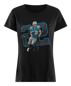 Carolina Panthers Christian McCaffrey 22 Signature  Classic Women's T-shirt