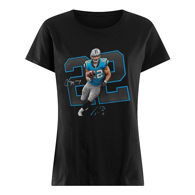 Carolina Panthers Christian McCaffrey 22 Signature Classic Women's T-shirt