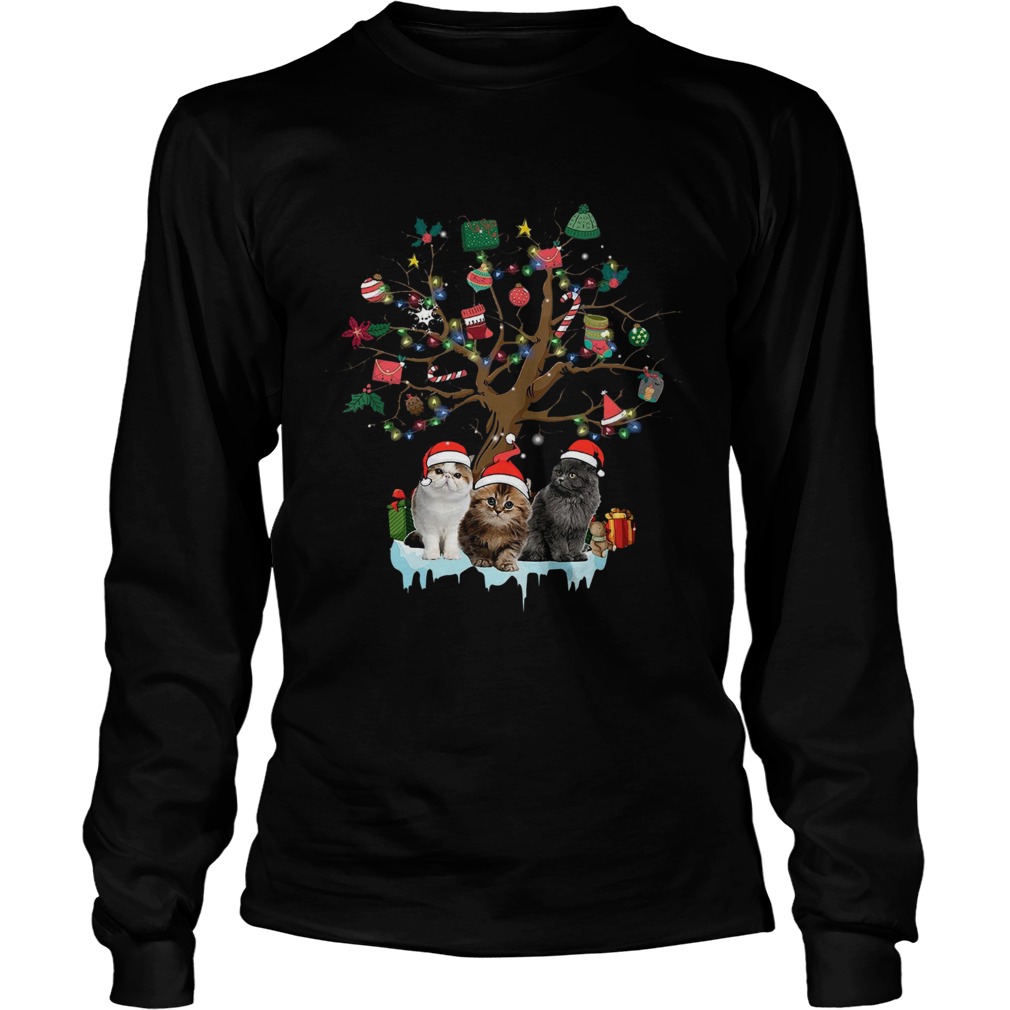 Cat Lover Christmas Tree LongSleeve