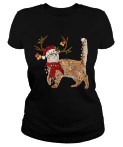 Cat gorgeous reindeer Christmas  Classic Ladies