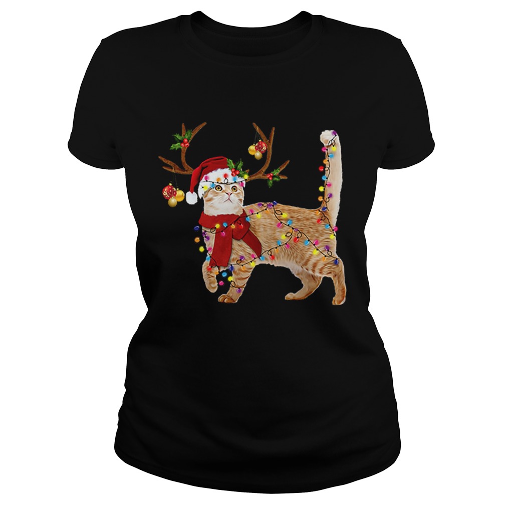 Cat gorgeous reindeer Christmas Classic Ladies