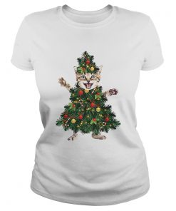 Cat pine Christmas tree  Classic Ladies