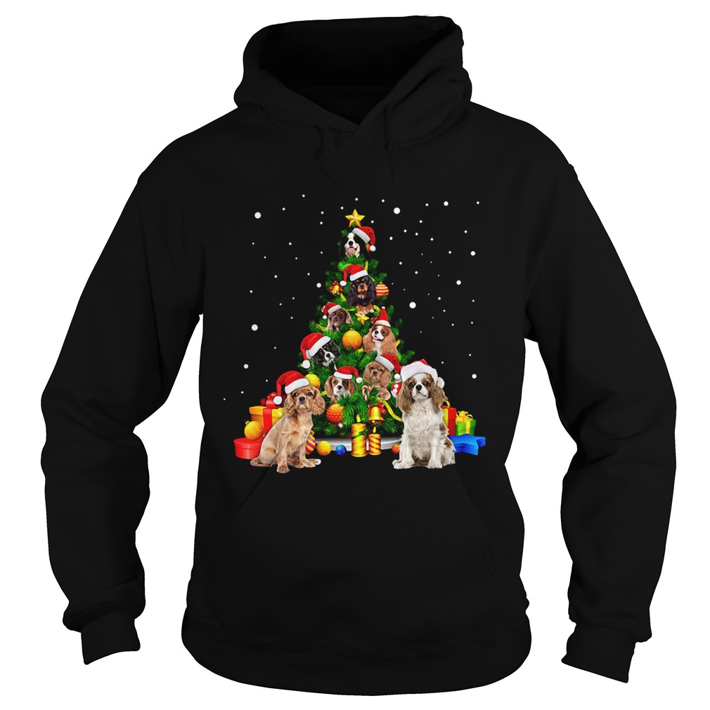 Cavalier King Charles Spaniels Christmas Tree Hoodie