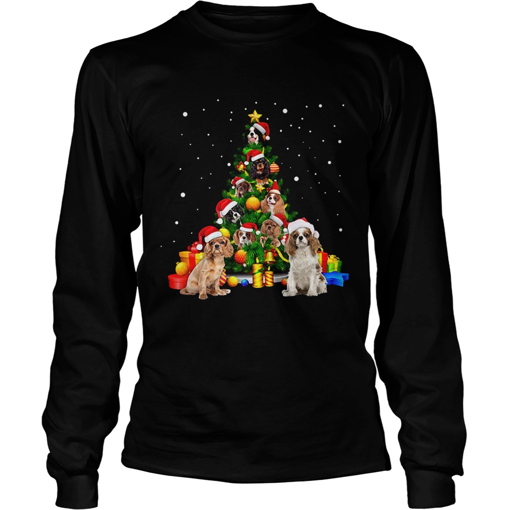 Cavalier King Charles Spaniels Christmas Tree LongSleeve