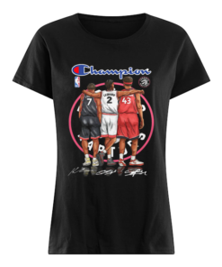 Champions Kyle Lowry Leonard Pascal Siakam Toronto Raptors signatures  Classic Women's T-shirt