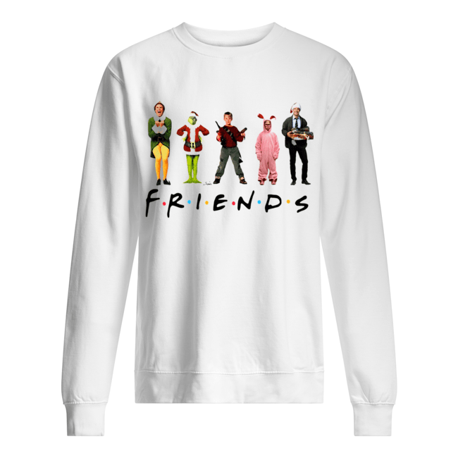 Characters Elf Grinch Kevin Friends Christmas Unisex Sweatshirt