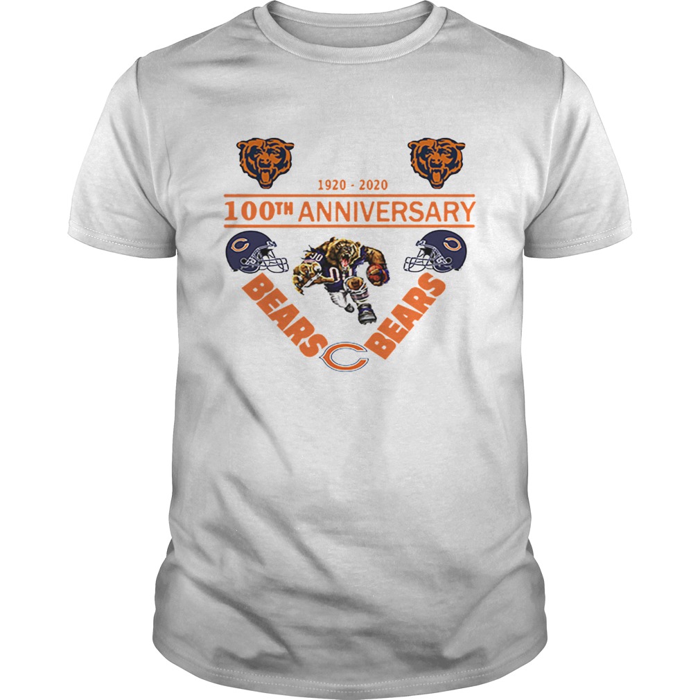 Chicago Bears 19202020 100th anniversary shirt