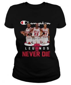 Chicago Bulls Champion Legends Never Die Dennis Rodman  Classic Ladies