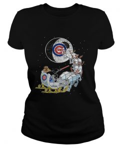 Chicago Cubs Star Wars Christmas Darth Vader Santas Sleigh  Classic Ladies