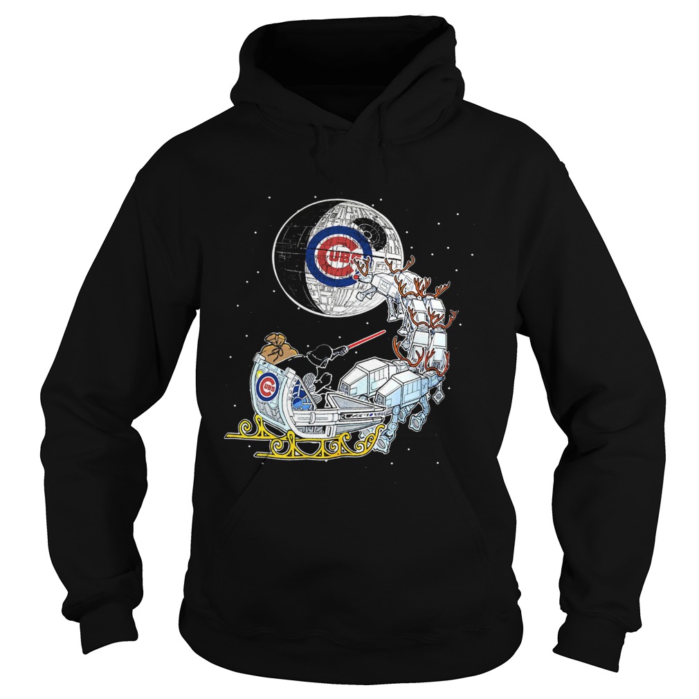 Chicago Cubs Star Wars Christmas Darth Vader Santas Sleigh Hoodie