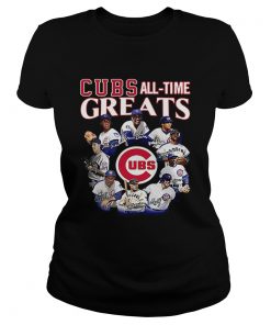 Chicago Cubs all time Greats team players signatures  Classic Ladies