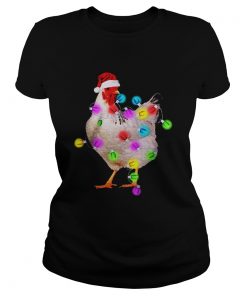 Chicken With Christmas Light  Classic Ladies