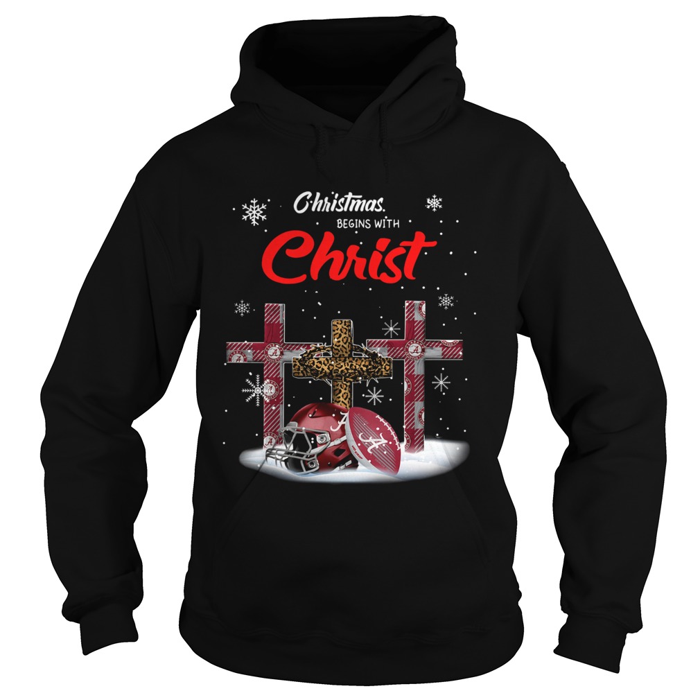 Christmas Begins With Alabama Crimson Tide Hoodie