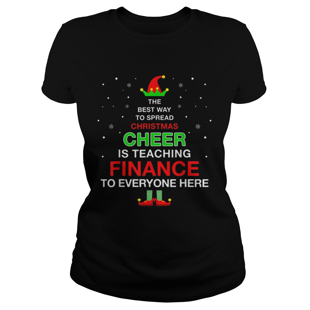 Christmas Pajamas For Finance Teacher Classic Ladies