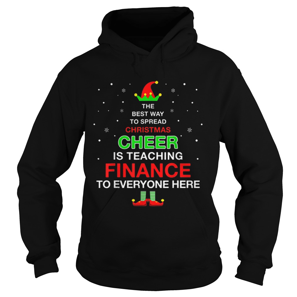 Christmas Pajamas For Finance Teacher Hoodie