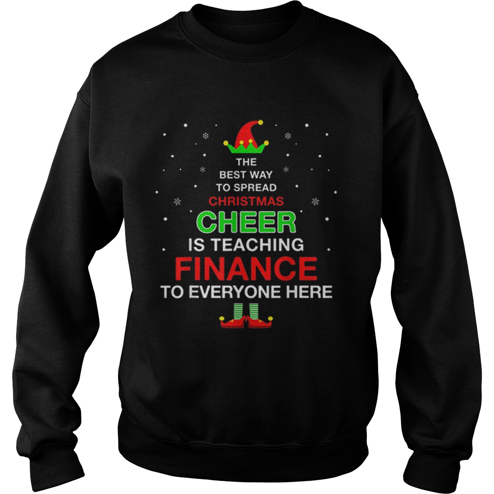 Christmas Pajamas For Finance Teacher Sweatshirt