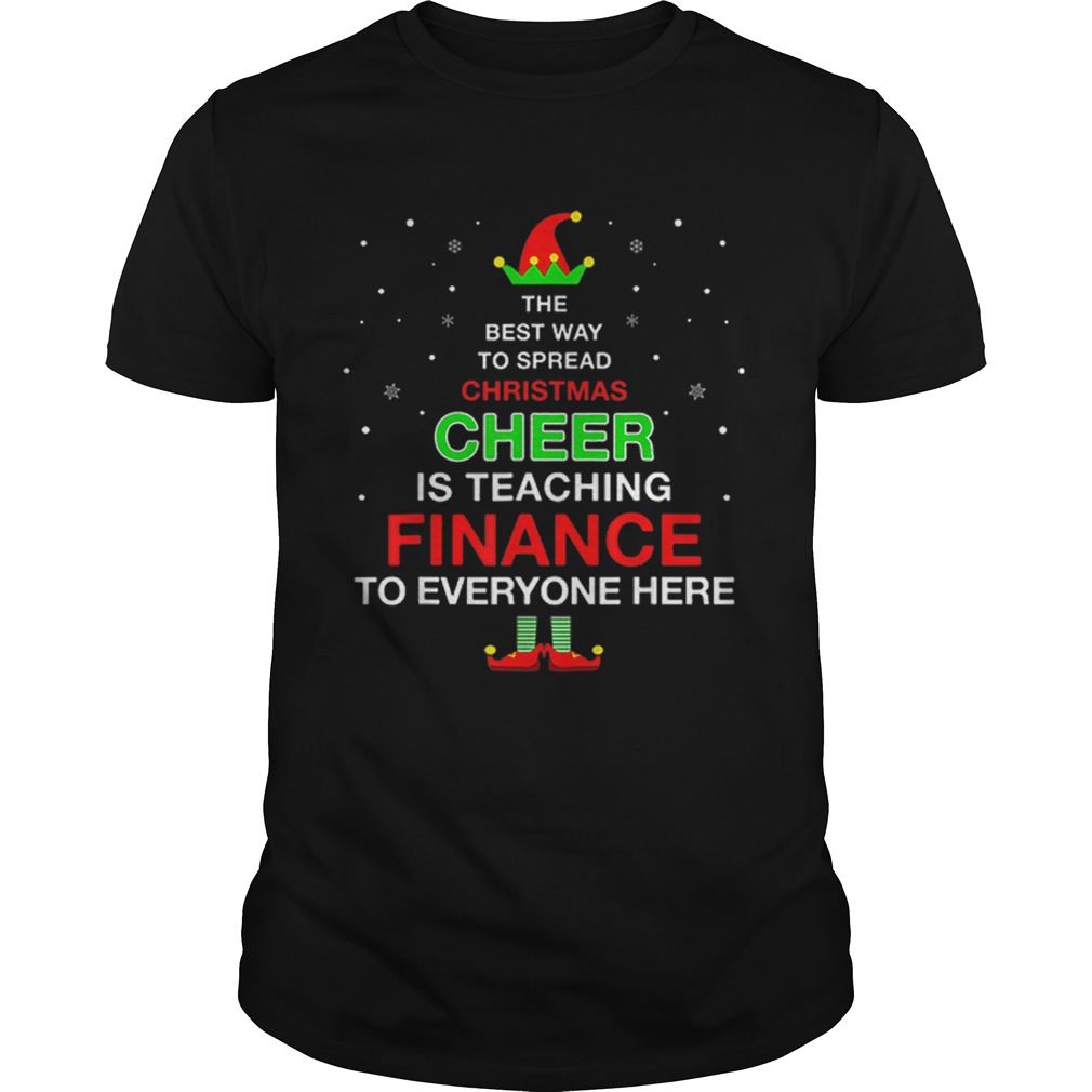 Christmas Pajamas For Finance Teacher shirt