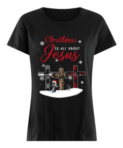 Christmas is all about Jesus Groot cross  Classic Women's T-shirt