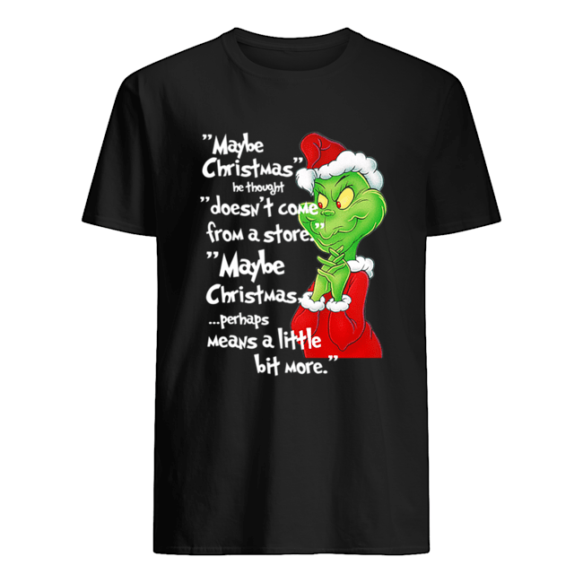 Classic Dr. Seuss How The Grinch Stole Christmas Vintage Quote shirt