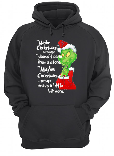 Classic Dr. Seuss How The Grinch Stole Christmas Vintage Quote Unisex Hoodie