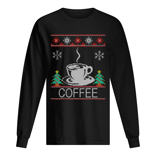 Coffee Christmas Long Sleeved T-shirt 