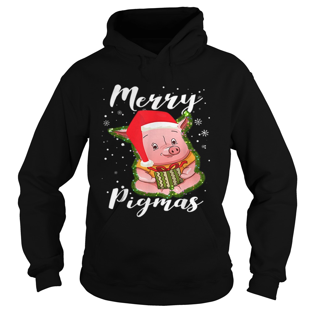 Cool Pig Christmas Tree Xmas for Pig Lovers Hoodie