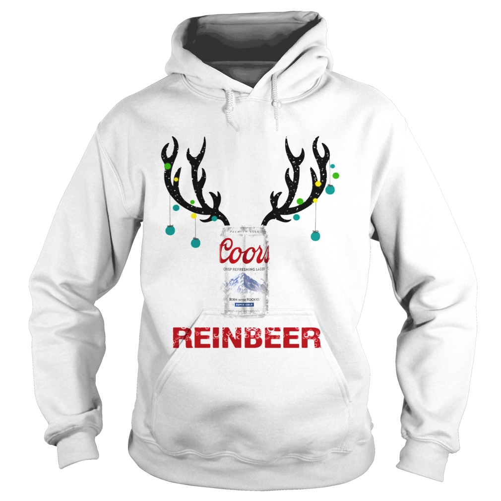 Coors Light Reinbeer Funny Beer Reindeer Christmas Hoodie